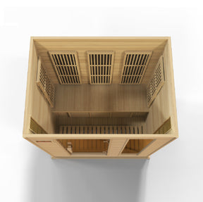 Maxxus Near Zero EMF FAR Infrared Sauna with Canadian Hemlock  MX-K306-01-ZF
