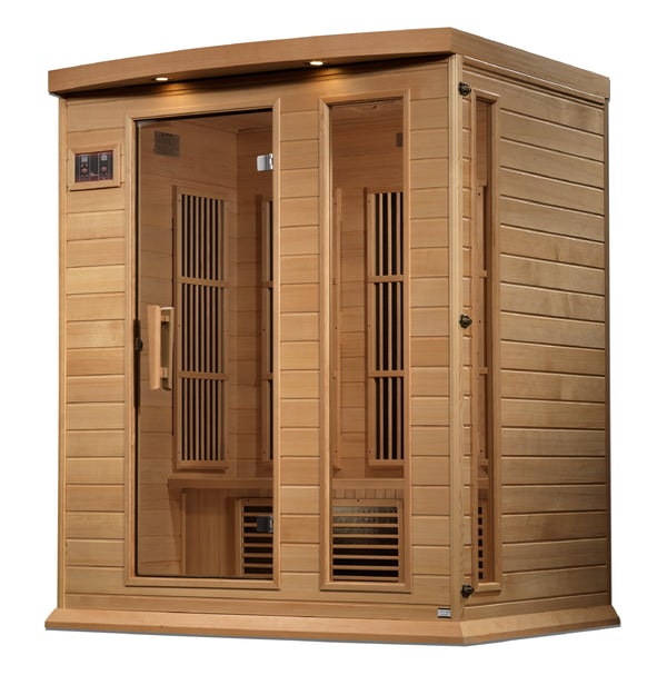 Maxxus Near Zero EMF FAR Infrared Sauna with Canadian Hemlock  MX-K306-01-ZF