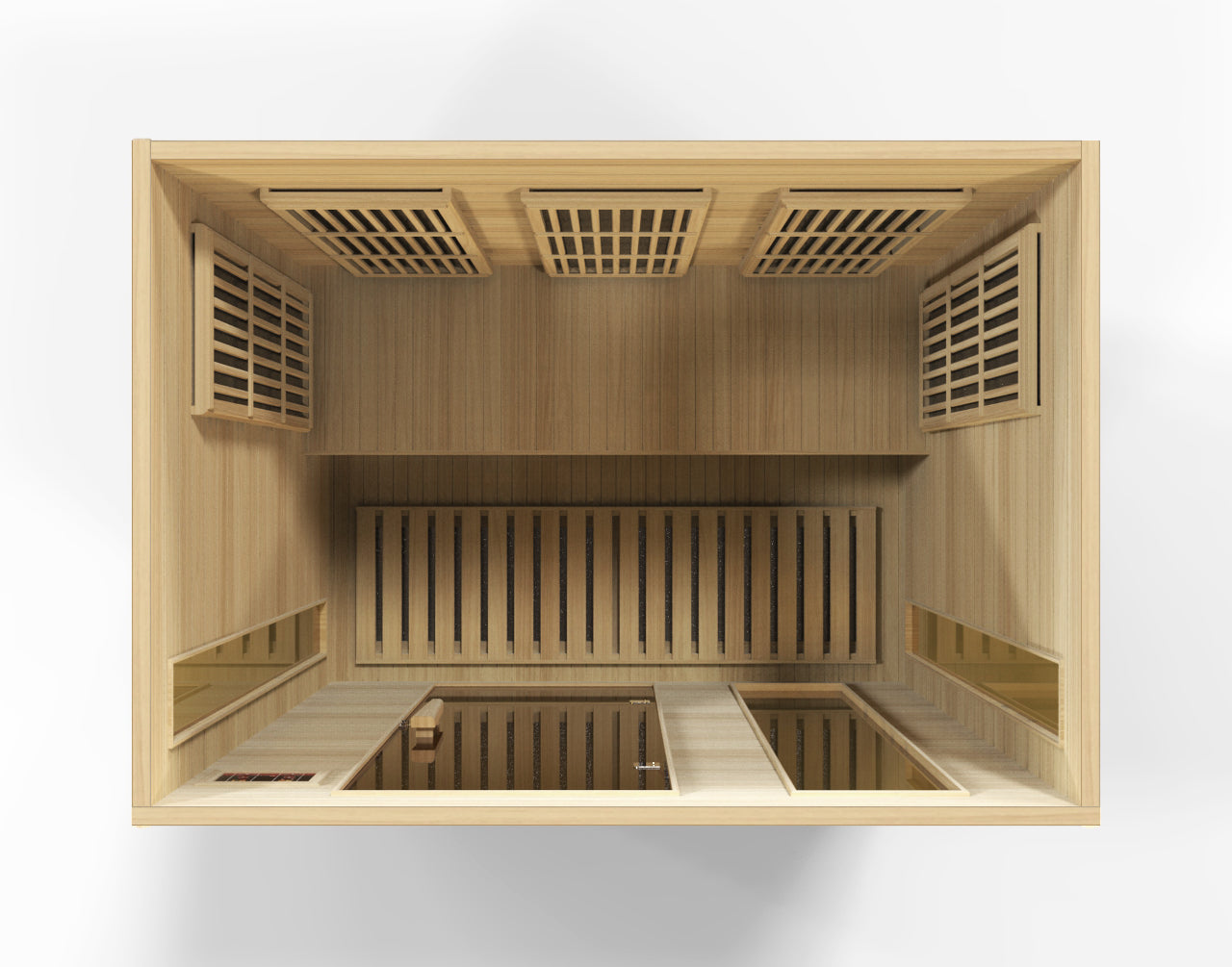 Maxxus Near Zero EMF FAR Infrared Sauna with Canadian Hemlock  MX-K306-01-ZF