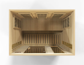 Maxxus Near Zero EMF FAR Infrared Sauna with Canadian Hemlock  MX-K306-01-ZF