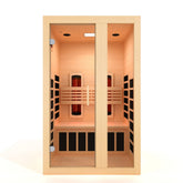 Dynamic Serena 2-person Full Spectrum Infrared Sauna with Canadian Hemlock