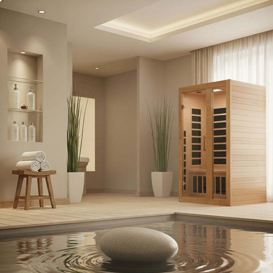 Dynamic Serena Elite 2-person Ultra Low EMF FAR Infrared Sauna with Canadian Hemlock