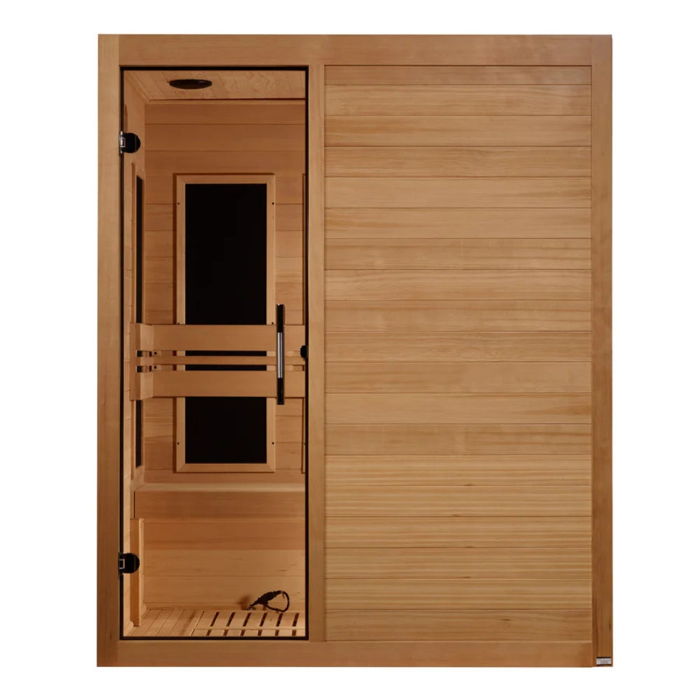 Dynamic Toscana Elite 3-person Ultra Low EMF FAR Infrared Sauna with Canadian Hemlock