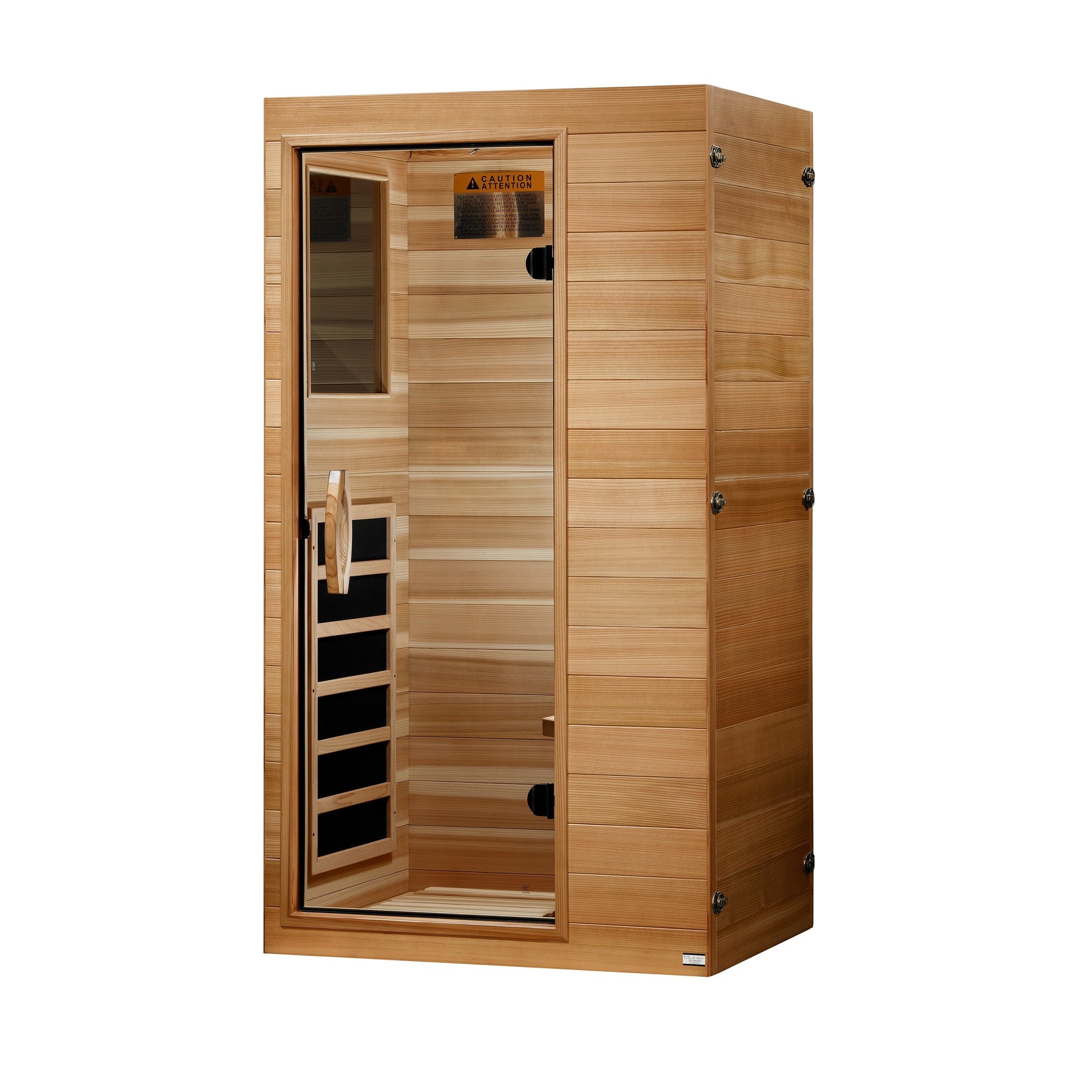 Dynamic New 2026 Model Sicily 1 Person (Compact) Ultra Low EMF FAR Infrared Sauna DYN-1101-01 Elite