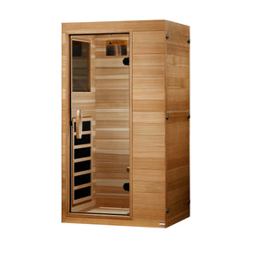 Dynamic New 2026 Model Sicily 1 Person (Compact) Ultra Low EMF FAR Infrared Sauna DYN-1101-01 Elite