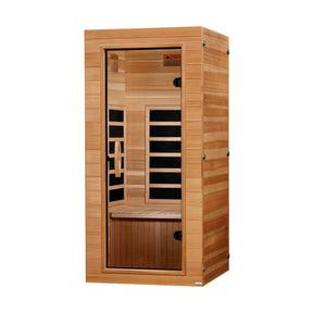 Dynamic New 2026 Model Vero 1 Person (Compact) Ultra Low EMF FAR Infrared Sauna DYN-1201-01 Elite