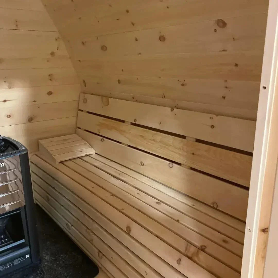 True North Canadian Made 4-8 Person Outdoor Traditional Tiny Pod Sauna