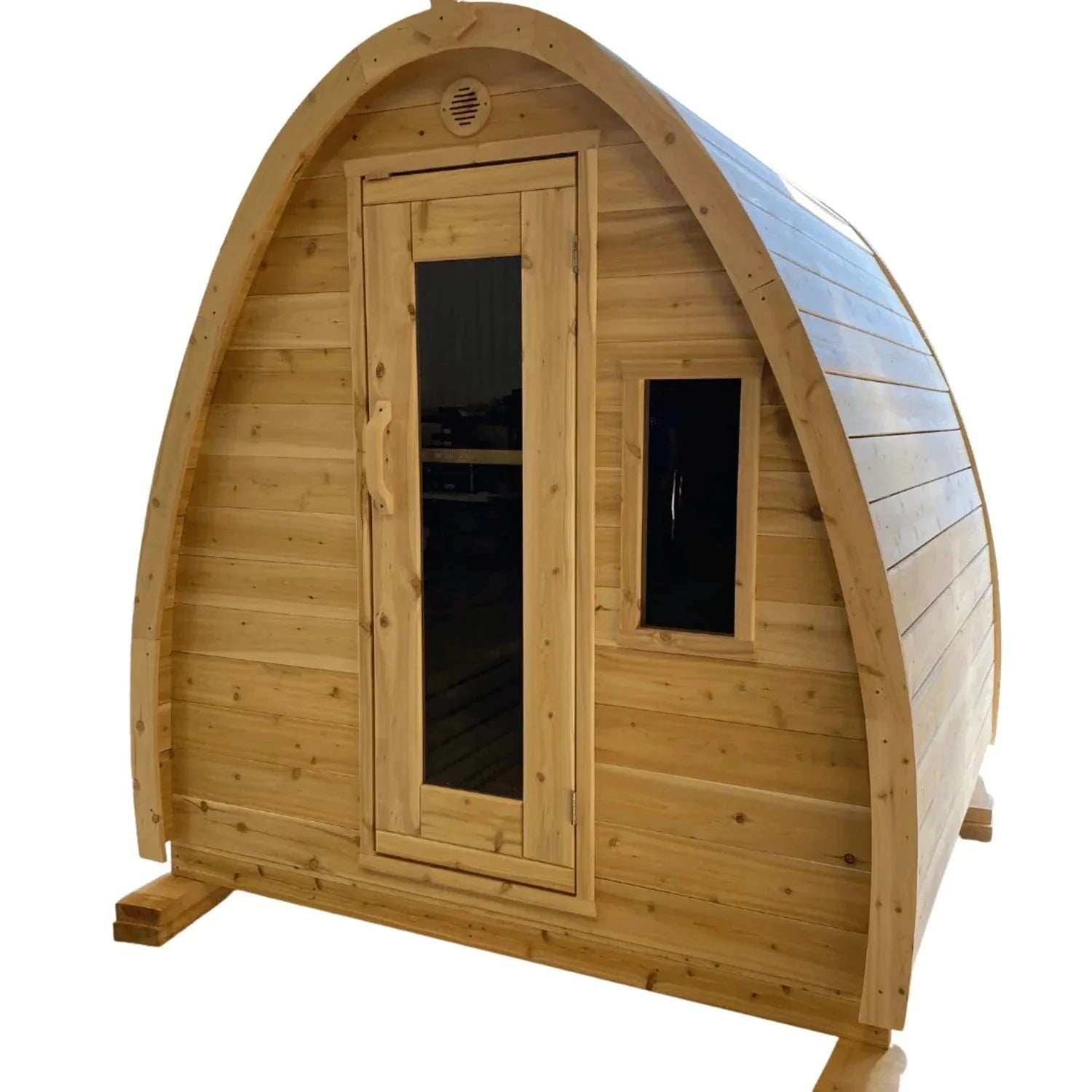 True North Canadian Made 4-8 Person Outdoor Traditional Tiny Pod Sauna