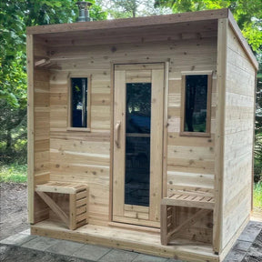 True North Canadian Made 5 Person Outdoor Traditional Cabin Sauna